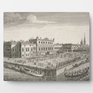 A North West View of the Summer Palace of Her Impe Plaque