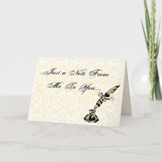 A Note For You.... Card (Front)