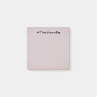 A Note From Alex