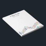 A Note From Colourful Music Note Whimsical Pattern<br><div class="desc">This colourful music note whimsical design is perfect for all musicians,  music teachers,  music students and music lovers. A design that is simple and elegant.For more music themed decor and gifts visit the rest of this shop.</div>