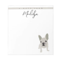 A Note from Custom Name French Bulldog DOG mum