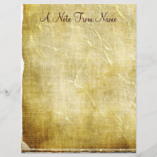A Note From... Old Paper Letterhead Stationery
