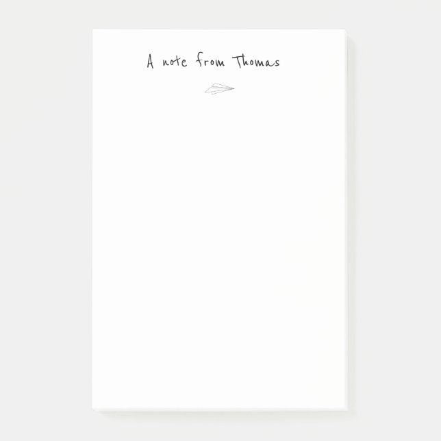 A Note From Paper Airplane (Front)