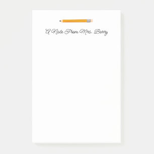 A Note From Teacher Pencil