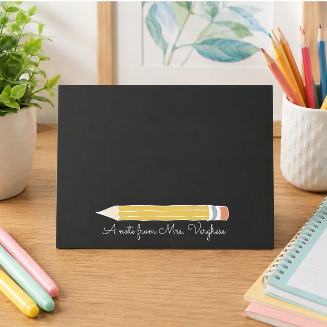 A Note From Teacher Pencil  Cute Classroom Reminde (A Note From Teacher Pencil Cute Classroom Reminde)