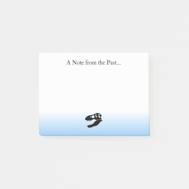 A Note from the Past- T. rex Dinosaur Post-its (Front)