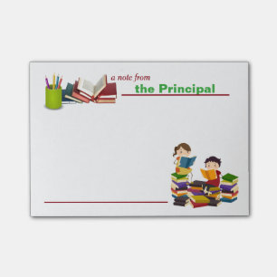 A Note from the Principal Post-it Notes