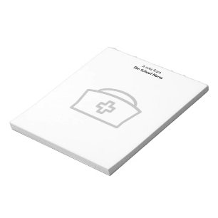 A note from the School Nurse & Cap Notepad