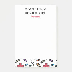 A Note From The School Nurse Personalised Fun