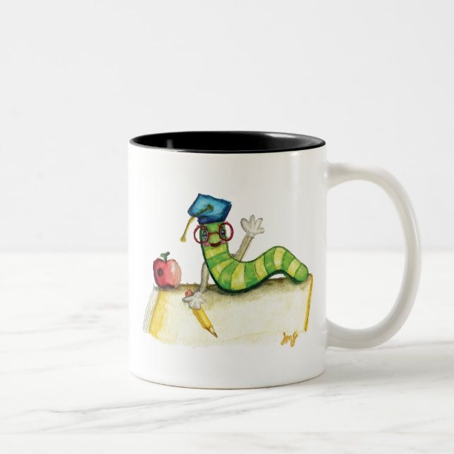 A Note from the Teacher Two-Tone Coffee Mug (Right)