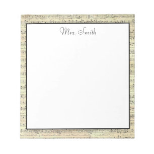 A Note From Vintage Sheet Music Note Musician