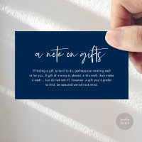 A note on gifts, Honeymoon Wish Fund Cash