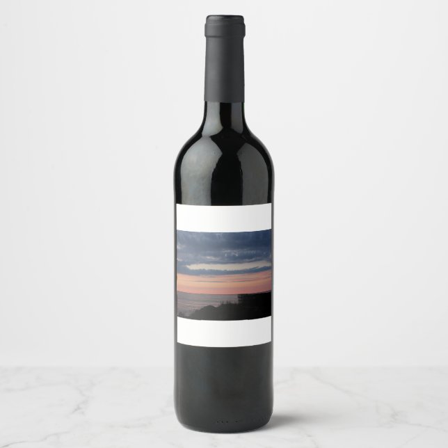 A Nova Scotian Sunset Wine Label (Front)