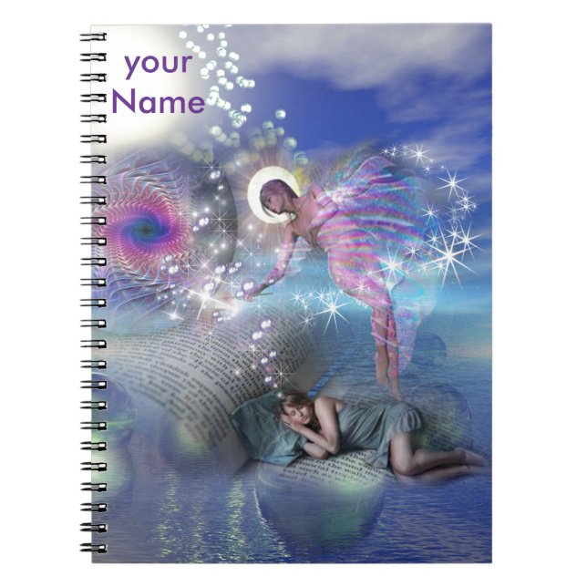 A novel can be a portal into parallel realities notebook (Front)