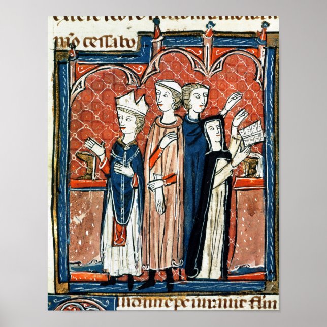 A nun taking her vows and mass poster (Front)