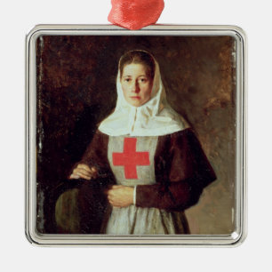A Nurse, 1886 Metal Tree Decoration