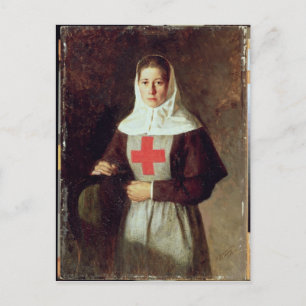 A Nurse, 1886 Postcard