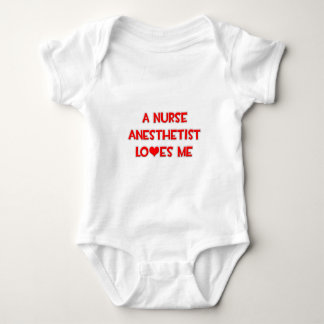 A Nurse Anaesthetist Loves Me Baby Bodysuit