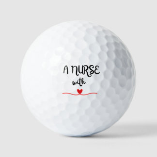 A Nurse with Heart Golf Balls
