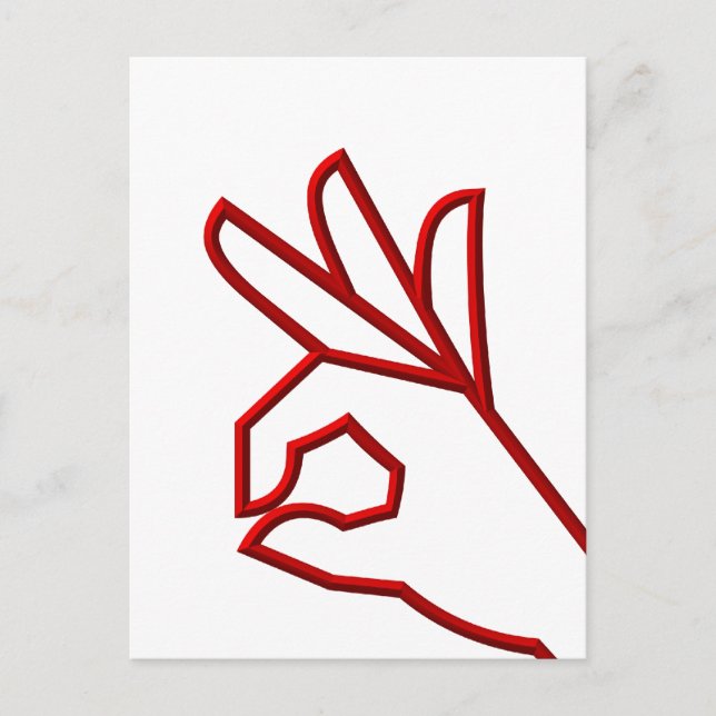A-Okay Postcard (Front)
