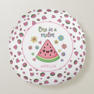 A One in a Melon Custom Baby Round Cushion