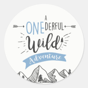 A Onederful Wild Adventure Favour Tag Cupcake Labe