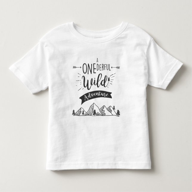 A Onederful Wild Adventure T-Shirt Toddler T Shirt (Front)