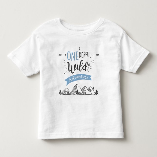 A Onederful Wild Adventure T-Shirt Toddler T Shirt (Front)