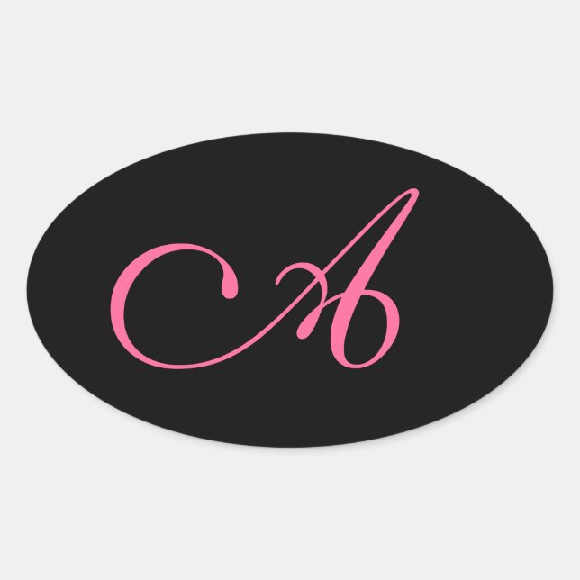 A OVAL STICKER (Front)