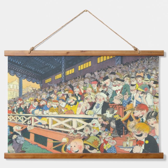 "A Packed House” Wall Tapestry (Front)