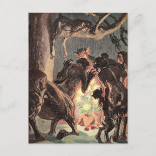 A Pagan Christmas Holiday Postcard