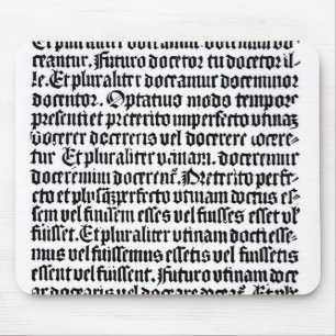 A page of the 'Grammaire Latine' Mouse Pad