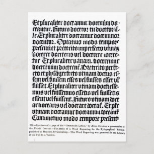 A page of the 'Grammaire Latine' Postcard