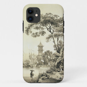 A Pagoda on the Macao-Canton Canal, plate 21 from iPhone 11 Case