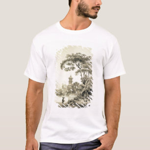 A Pagoda on the Macao-Canton Canal, plate 21 from T-Shirt