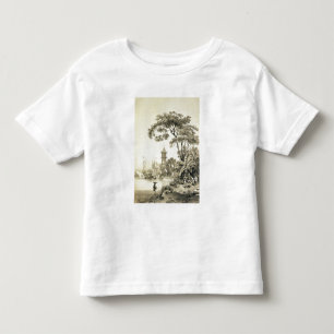 A Pagoda on the Macao-Canton Canal, plate 21 from Toddler T-Shirt