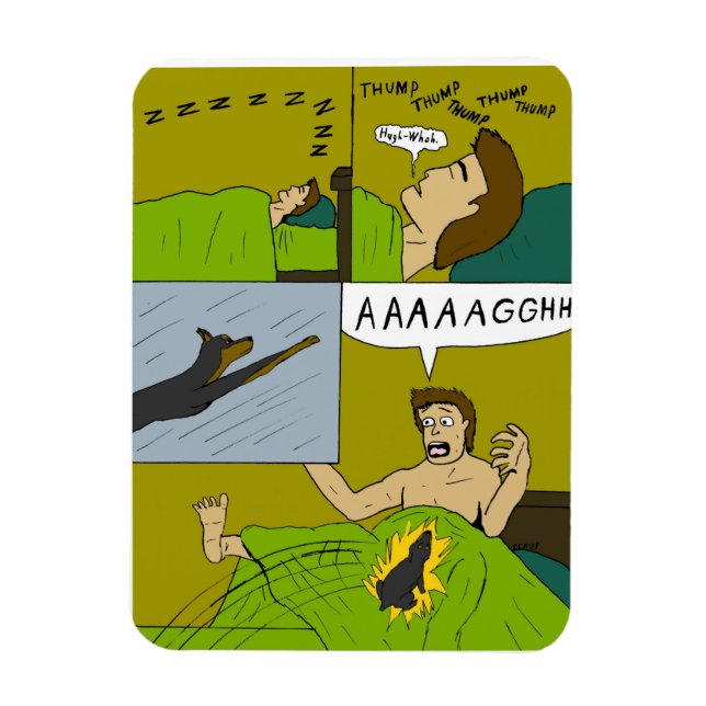 A painful wake up magnet (Vertical)