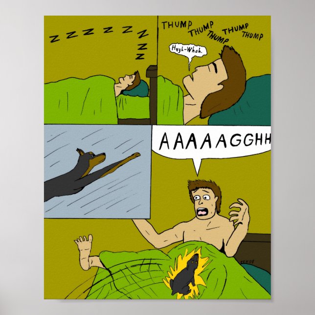 A painful wake up poster (Front)