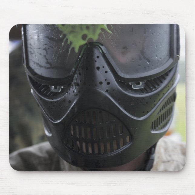 A paintball round mouse pad (Front)