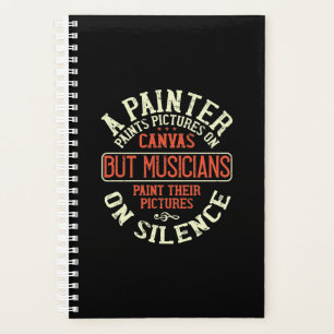 A Painter Paints Pictures On Canvas. Planner
