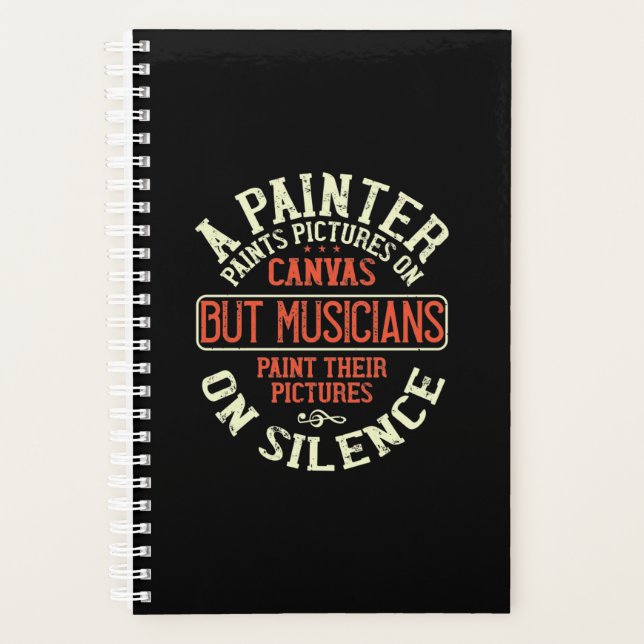 A Painter Paints Pictures On Canvas. Planner (Front)