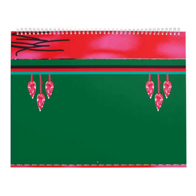 a painting of a frog in a field of grass calendar (Cover)