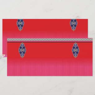 a painting of a woman in a pink dress menu