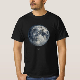 A painting of the moon in a space T-Shirt