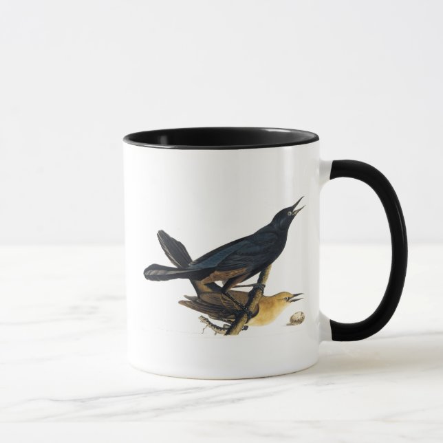 A Pair of Boat-Tailed Grackles Mug (Right)