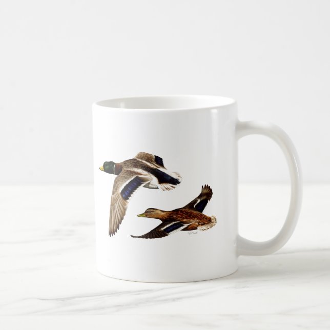 A Pair of Mallard Ducks Coffee Mug (Right)