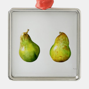 A Pair of Pears 1997 Metal Tree Decoration