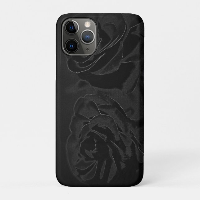 A pair of roses in black Case-Mate iPhone case (Back)