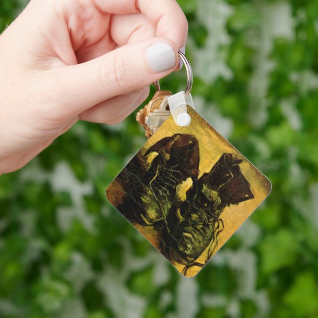 A Pair of Shoes by Vincent van Gogh Key Ring (Hand)