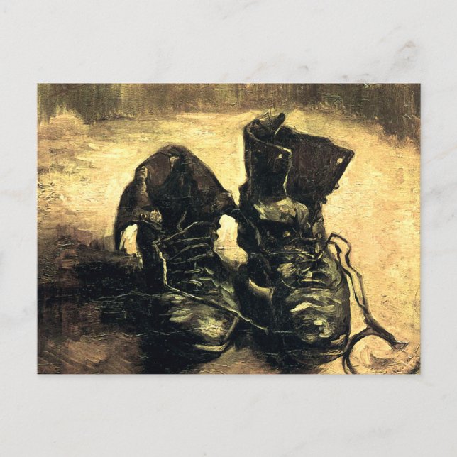 A Pair of Shoes - Van Gogh Postcard (Front)